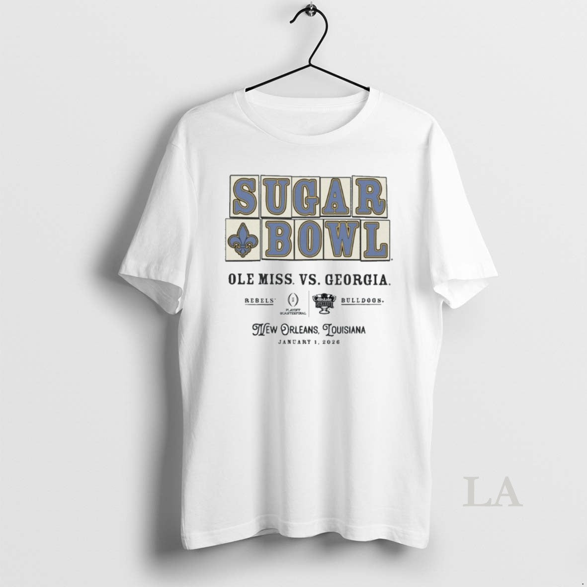 Original Georgia Bulldogs Vs Ole Miss 2026 Allstate Sugar Bowl Street Tiles