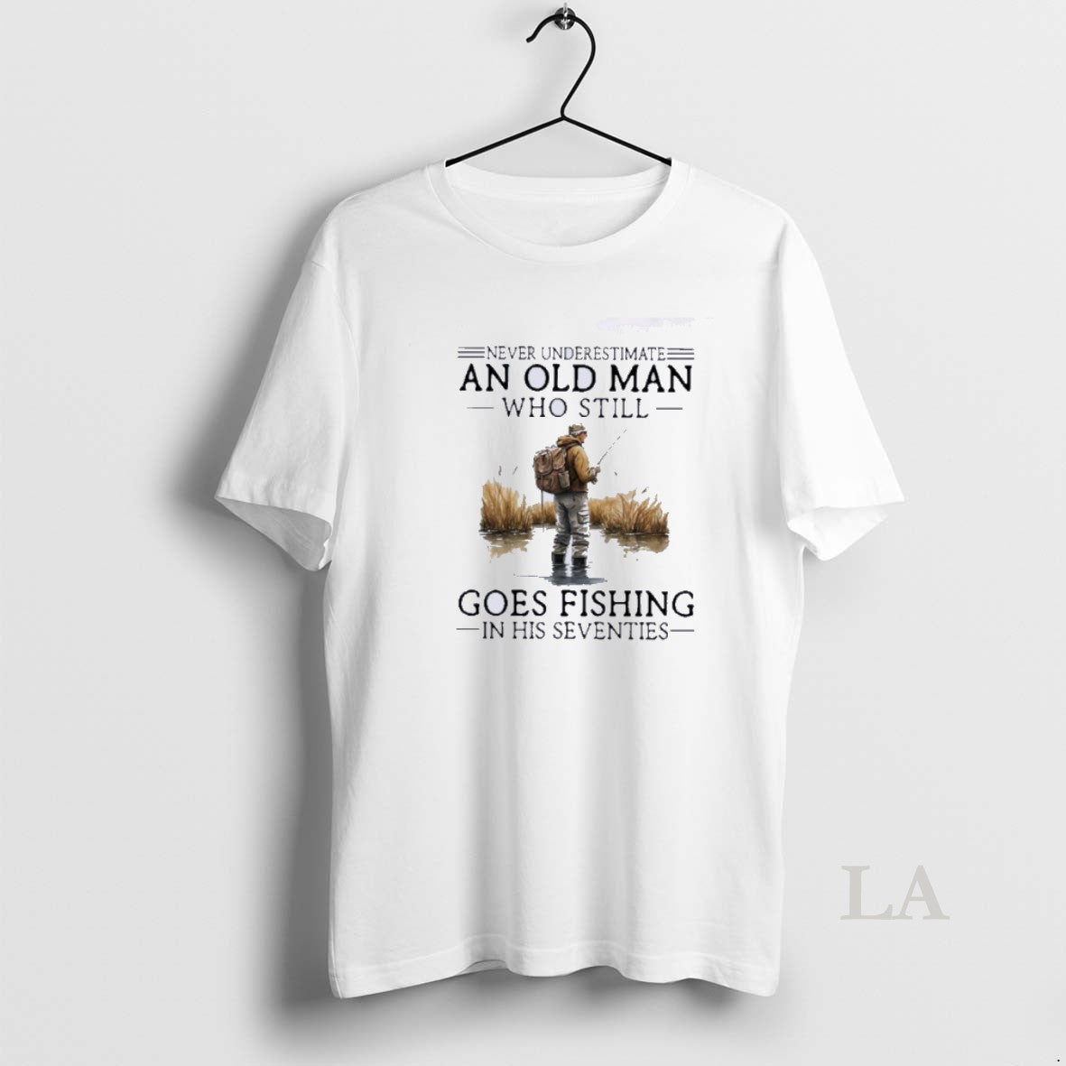 Original Grandpa Never Underestimate An Old Man Who Still Goes Fishing In His Seventies