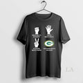 Original Green Bay Packers Nothing Beats Rock Beats Scissors Paper Beats Rock