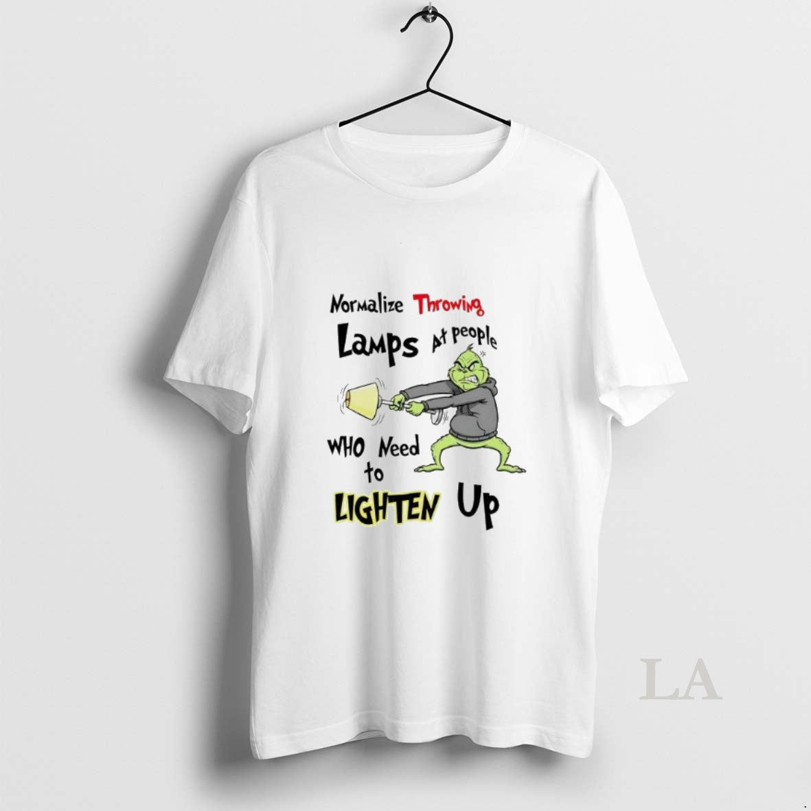 Original Grinch Normalize Throwing Lamps At People Who Need Lighten Up