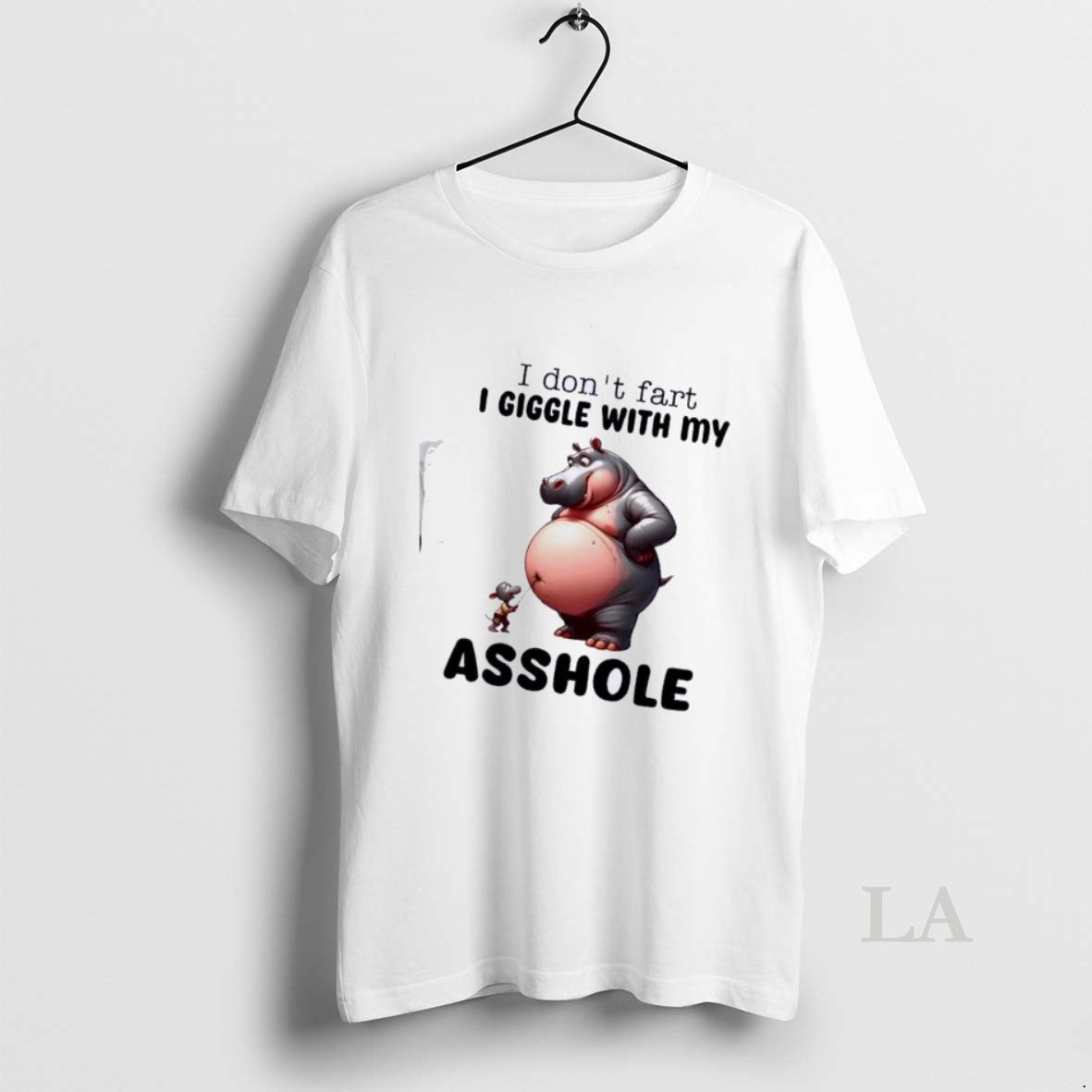 Original Hippo I Dont Fart I Giggle With My Asshole