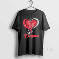 Original Houston Cougars Football In Glitter Heart Fans