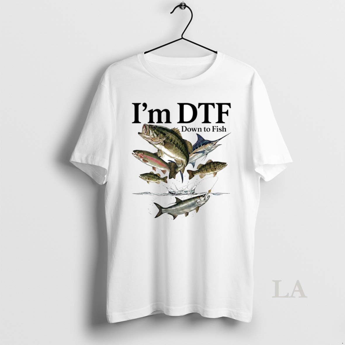 Original Im Dtf Down To Fish Circle