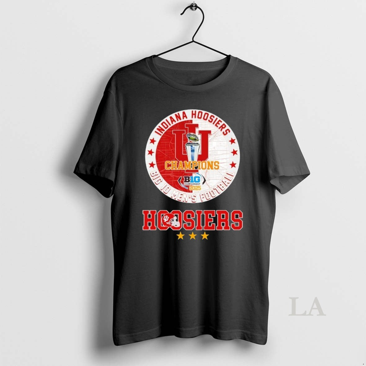 Original Indiana Hoosiers 2025 Big 10 Mens Football Champions Logo