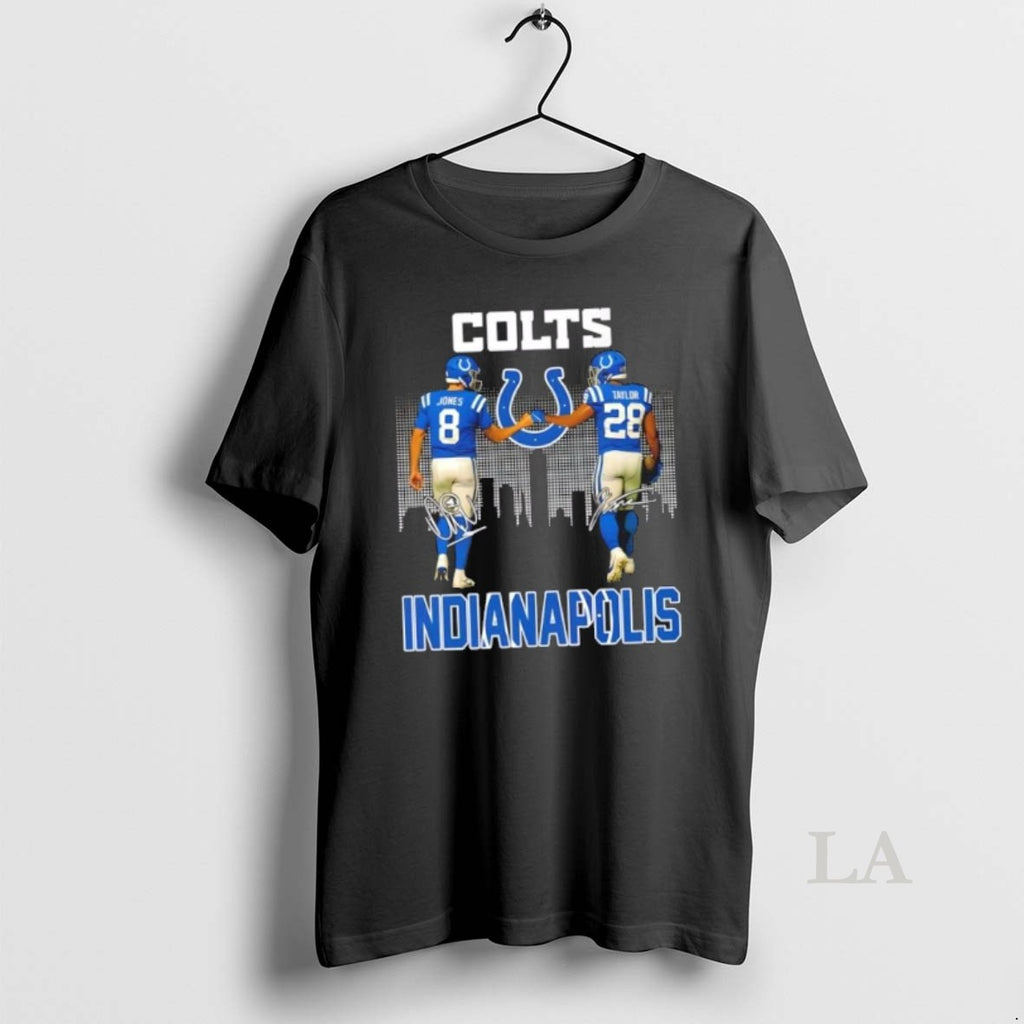 Original Indianapolis Colts Jones And Taylor Skyline