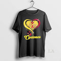 Original Iowa State Cyclones Football In Glitter Heart Fans