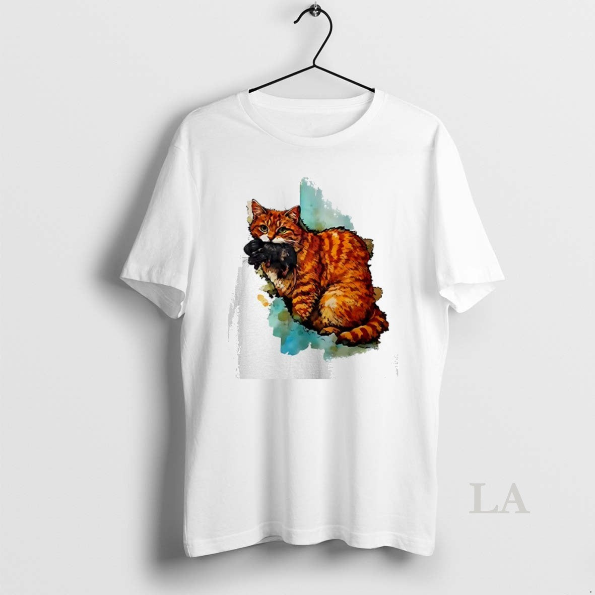Original Iran Map Orange Tabby Cat