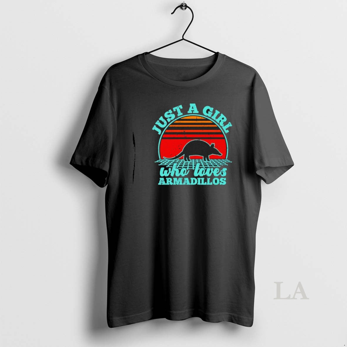Original Just A Girl Who Loves Armadillos Sunset