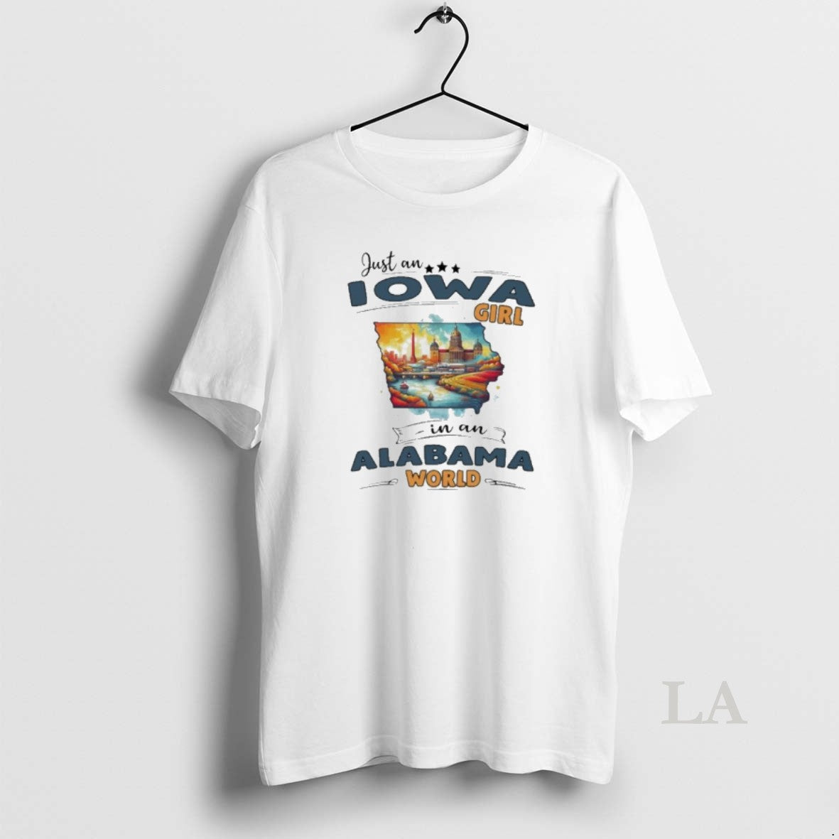 Original Just An Iowa Girl In An Alabama World Retro