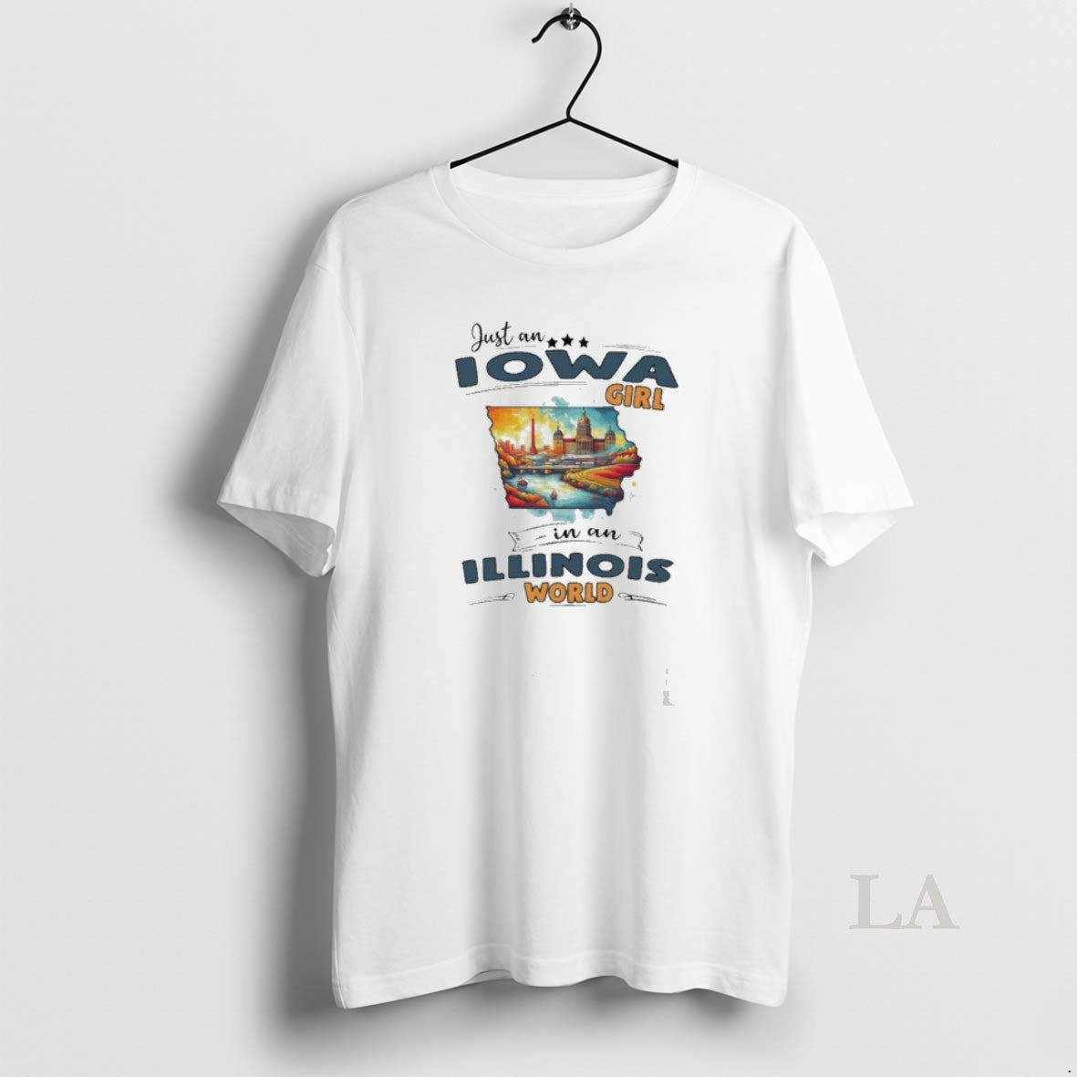 Original Just An Iowa Girl In An Illinois World Retro