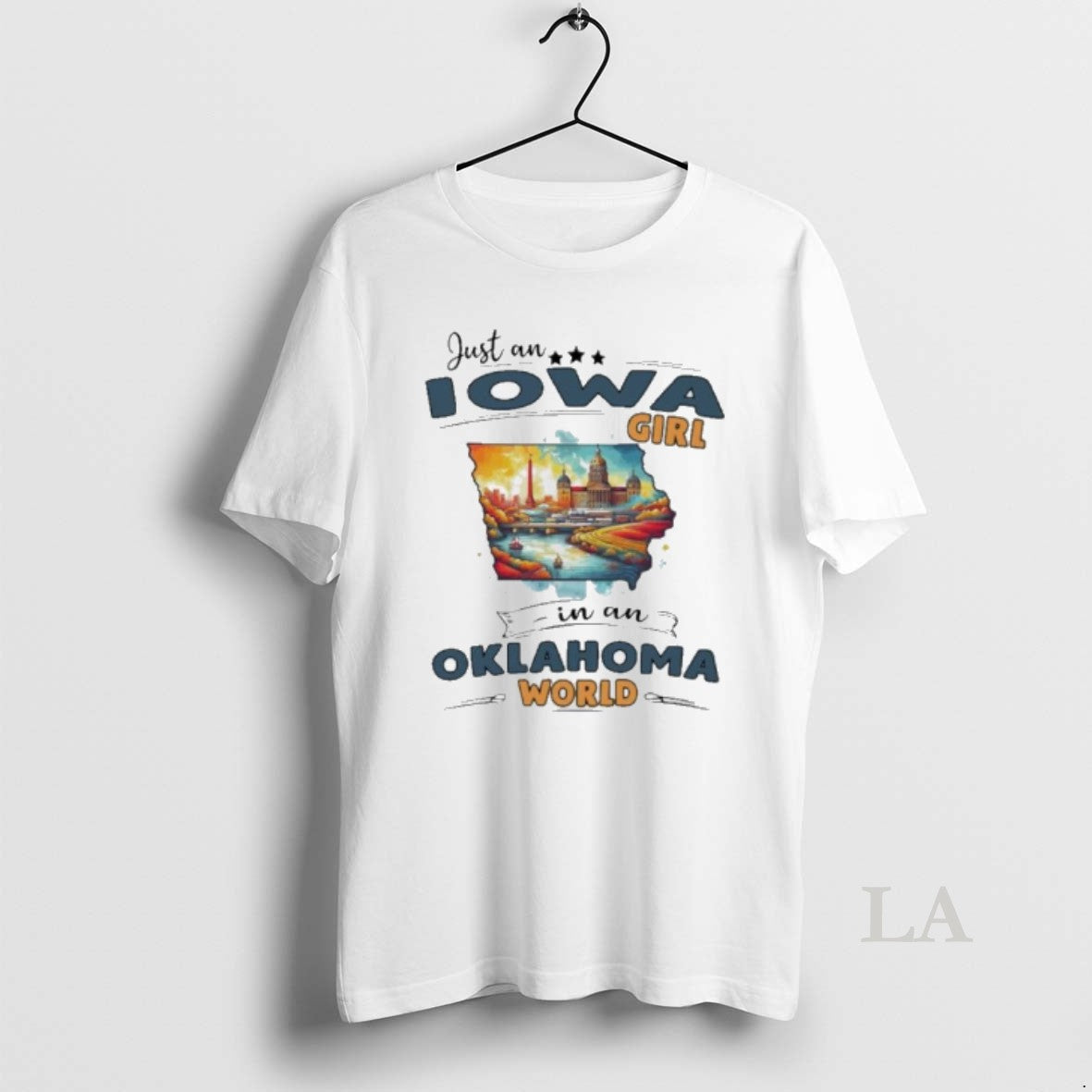 Original Just An Iowa Girl In An Oklahoma World Retro