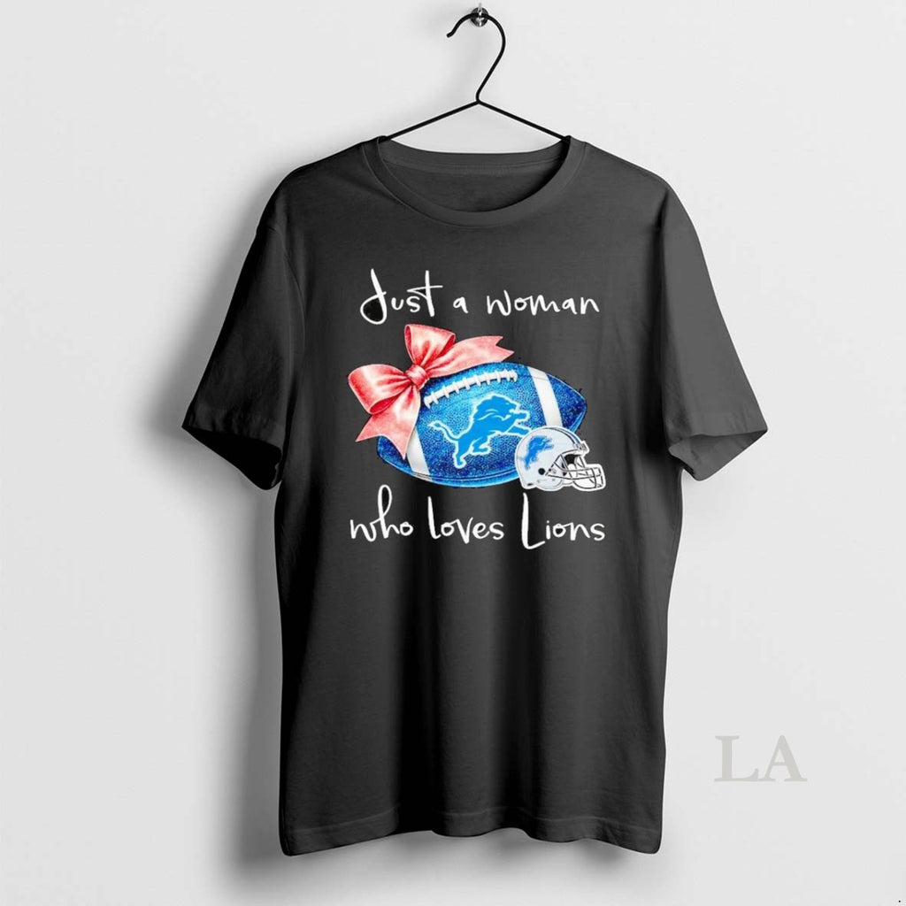 Original Just A Woman Who Loves Detroit Lions