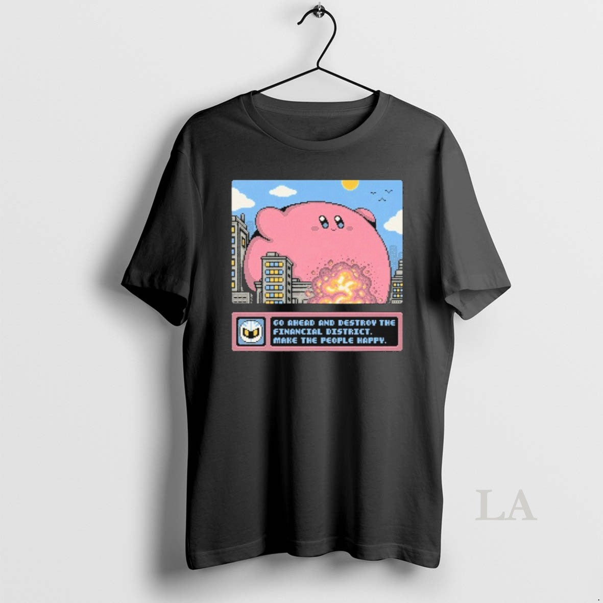 Original Kirby Go Ahead And Destroy The Financial District Make The People Happy