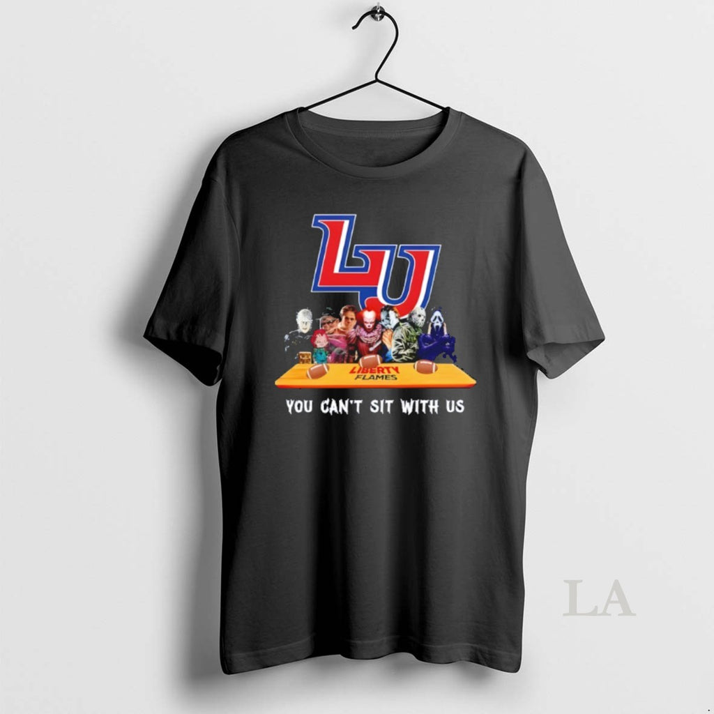 Original Liberty Flames Horror Movie Characters You Cant Sit With Us Halloween