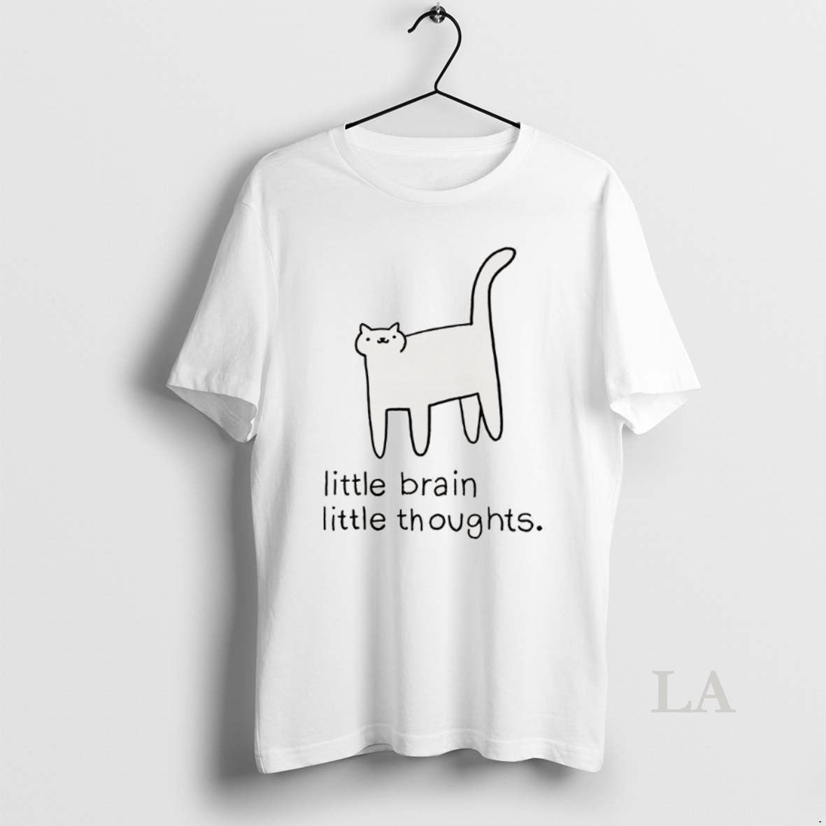 Original Little Brain Little Thoughts Cat Sketch