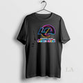 Original Los Angeles Rams Football Whatever Color Cancer Sucks Logo Colors