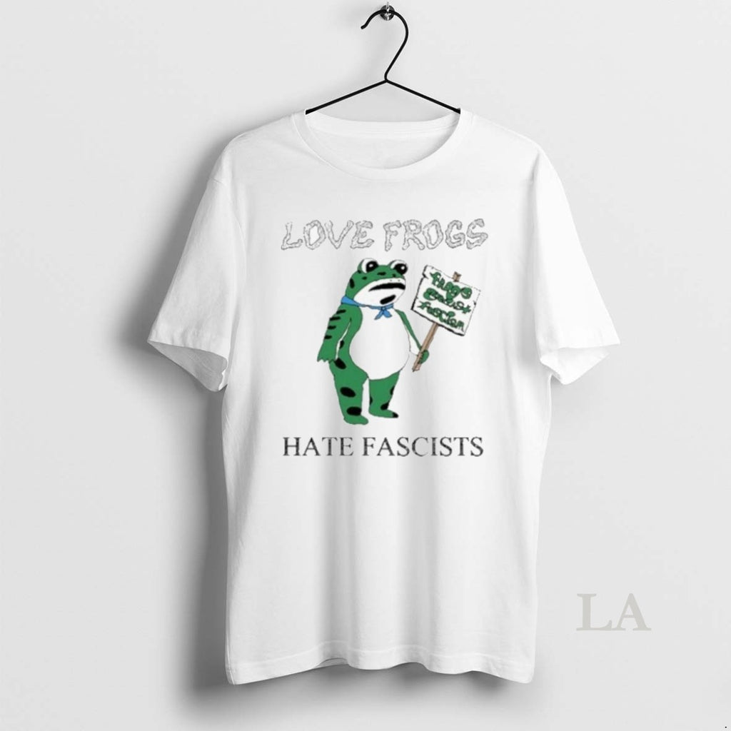 Original Love Frogs Hate Fascists 2025