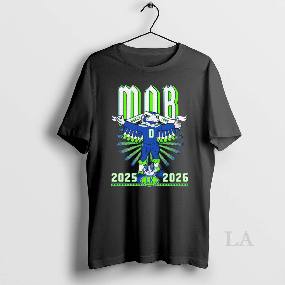 Original Mob World Tour 2025 Seattle Seahawks Mascot
