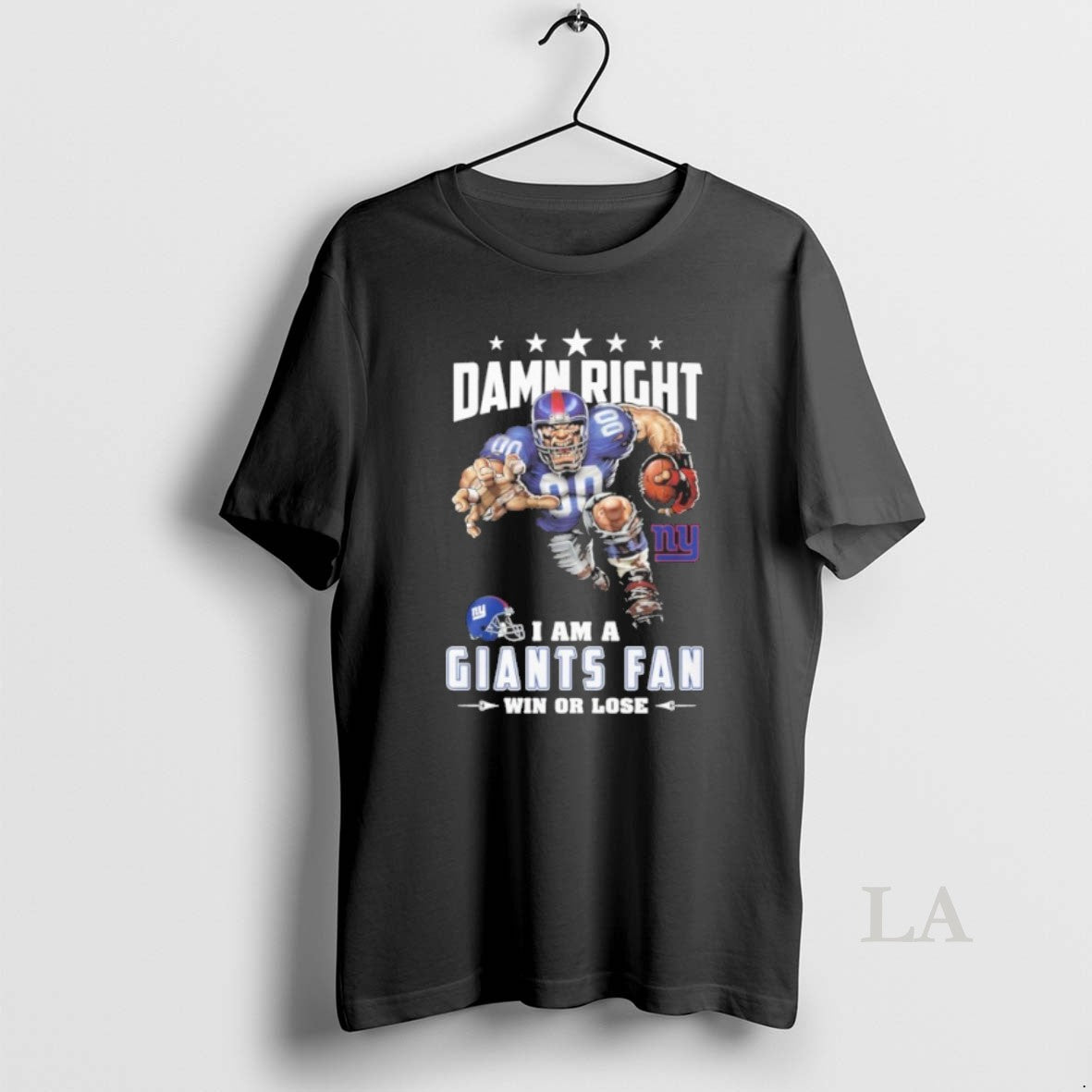 Original Mascot Damn Right I Am A Giants Fan Win Or Lose