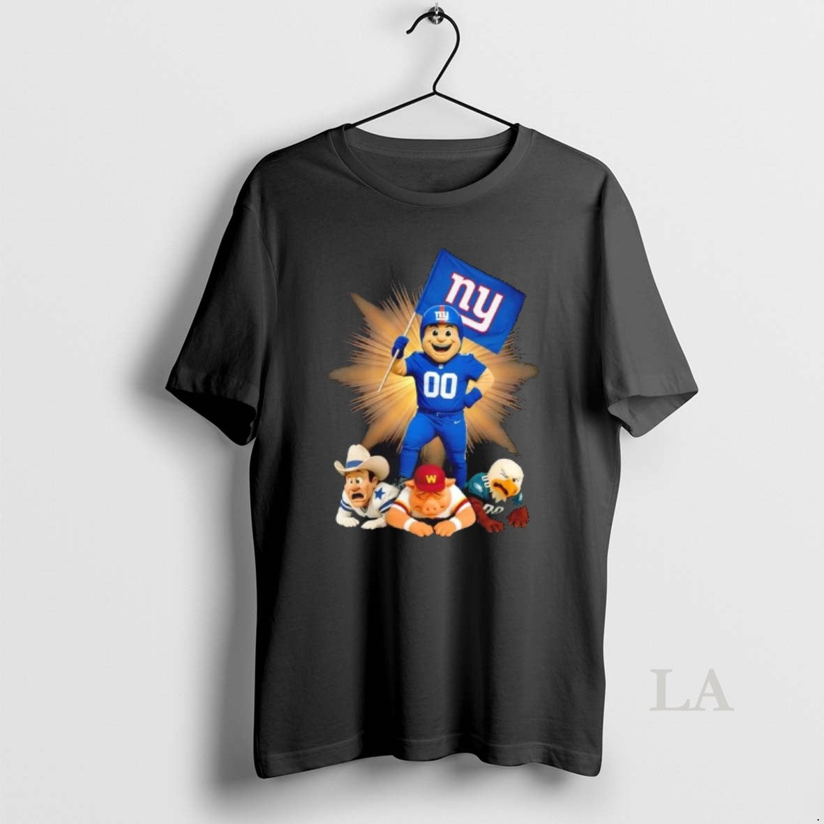 Original Mascots New York Giants Beat Dallas Cowboys Washington Commanders Philadelphia Eagles