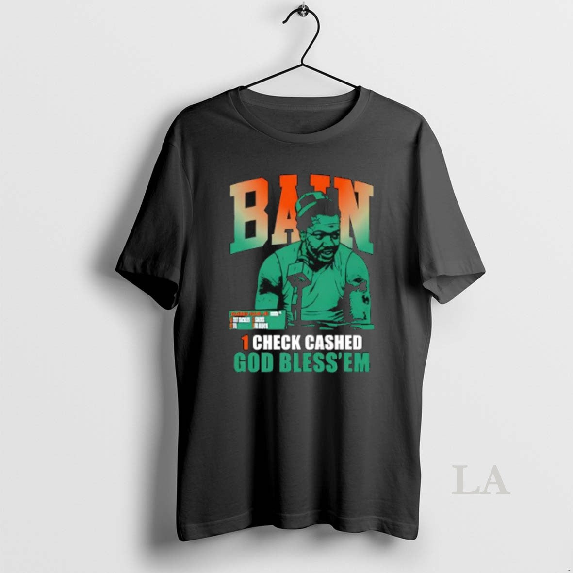 Original Miami Hurricanes Bain 1 Check Cashed God Bless Em