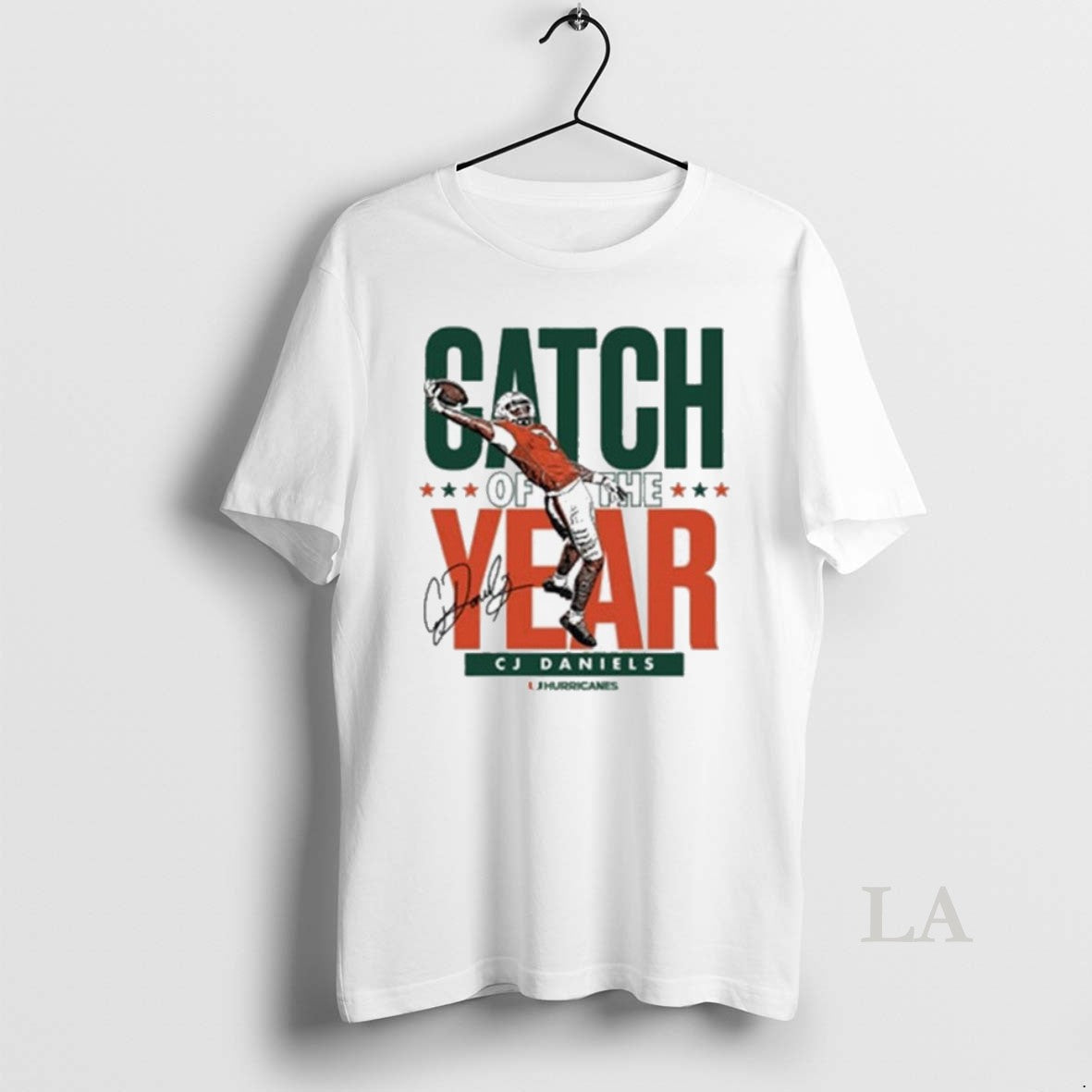Original Miami Hurricanes Cj Daniels Catch Of The Year Signature 2025