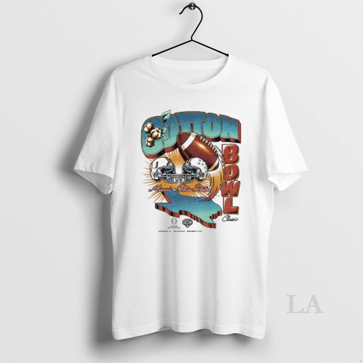 Original Miami Hurricanes Vs Ohio State Buckeyes Cotton Bowl 25 Matchup Classic Vintage