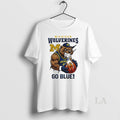 Original Michigan Wolverines Basketball Go Blue Mascot Circle