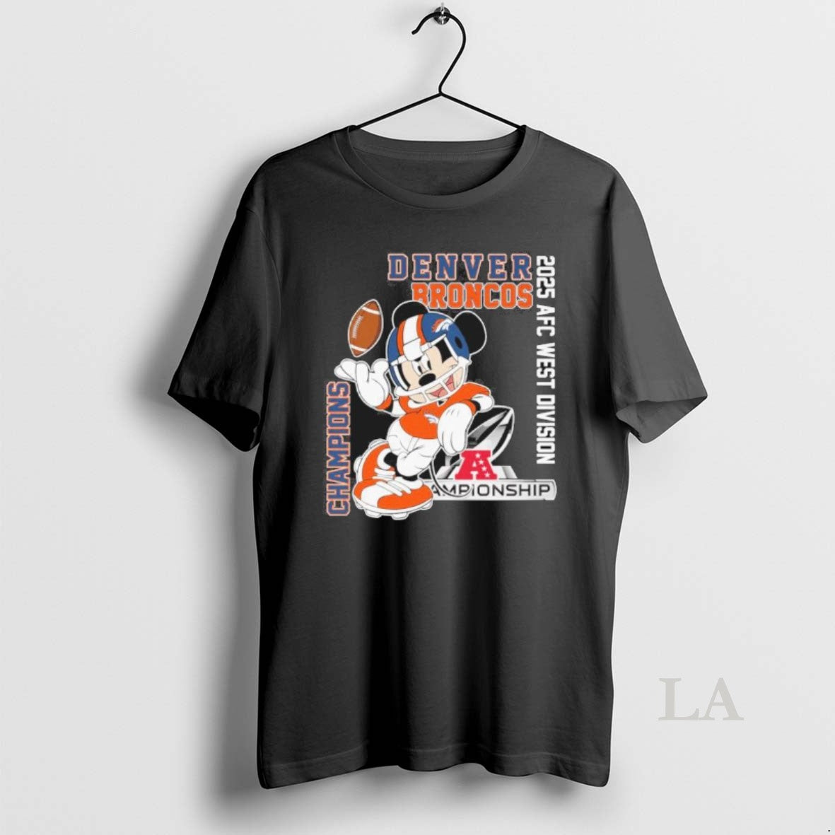 Original Mickey Mouse X Denver Broncos Afc West Division Champions