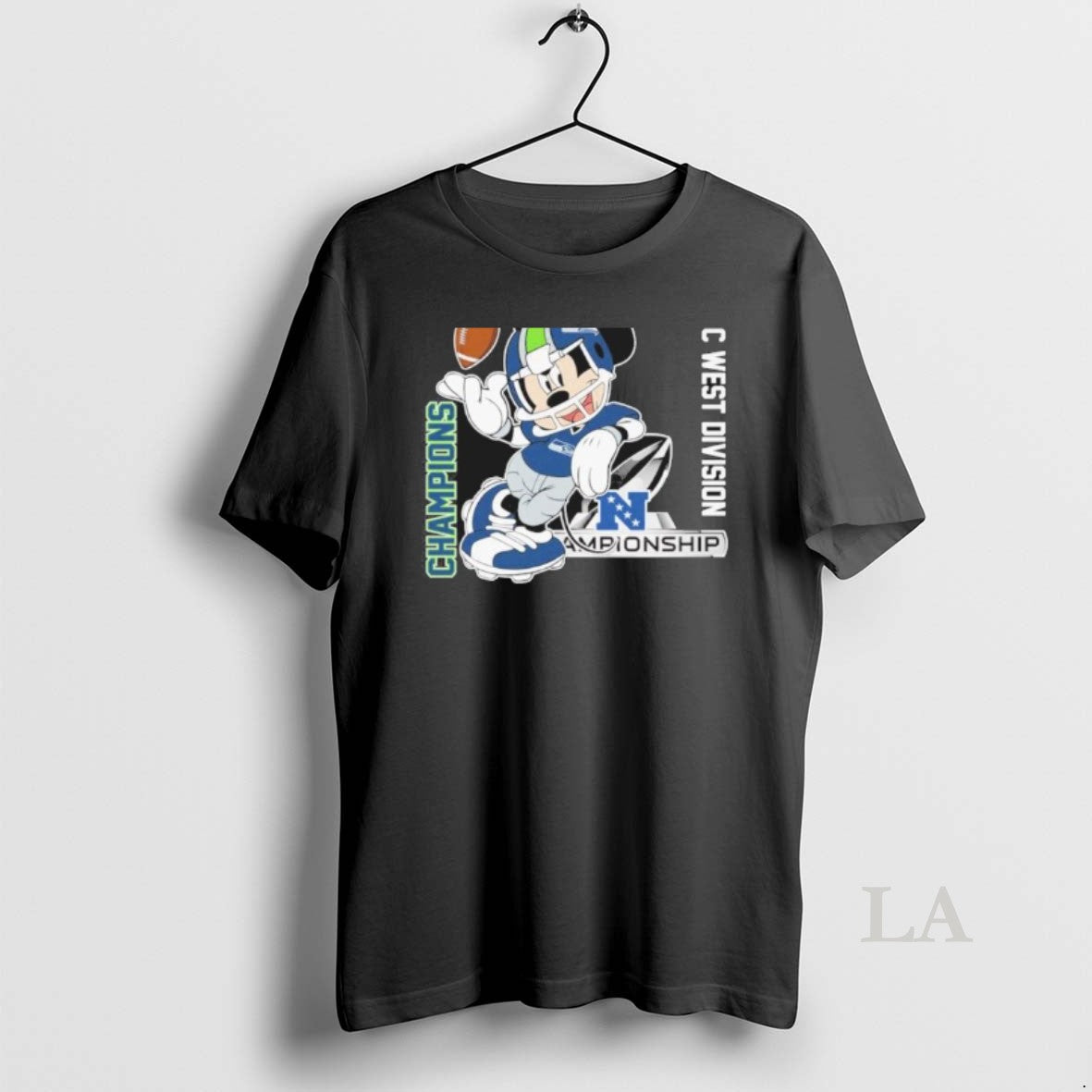 Original Mickey Mouse X Seattle Seahawks Nfc West Division Champions