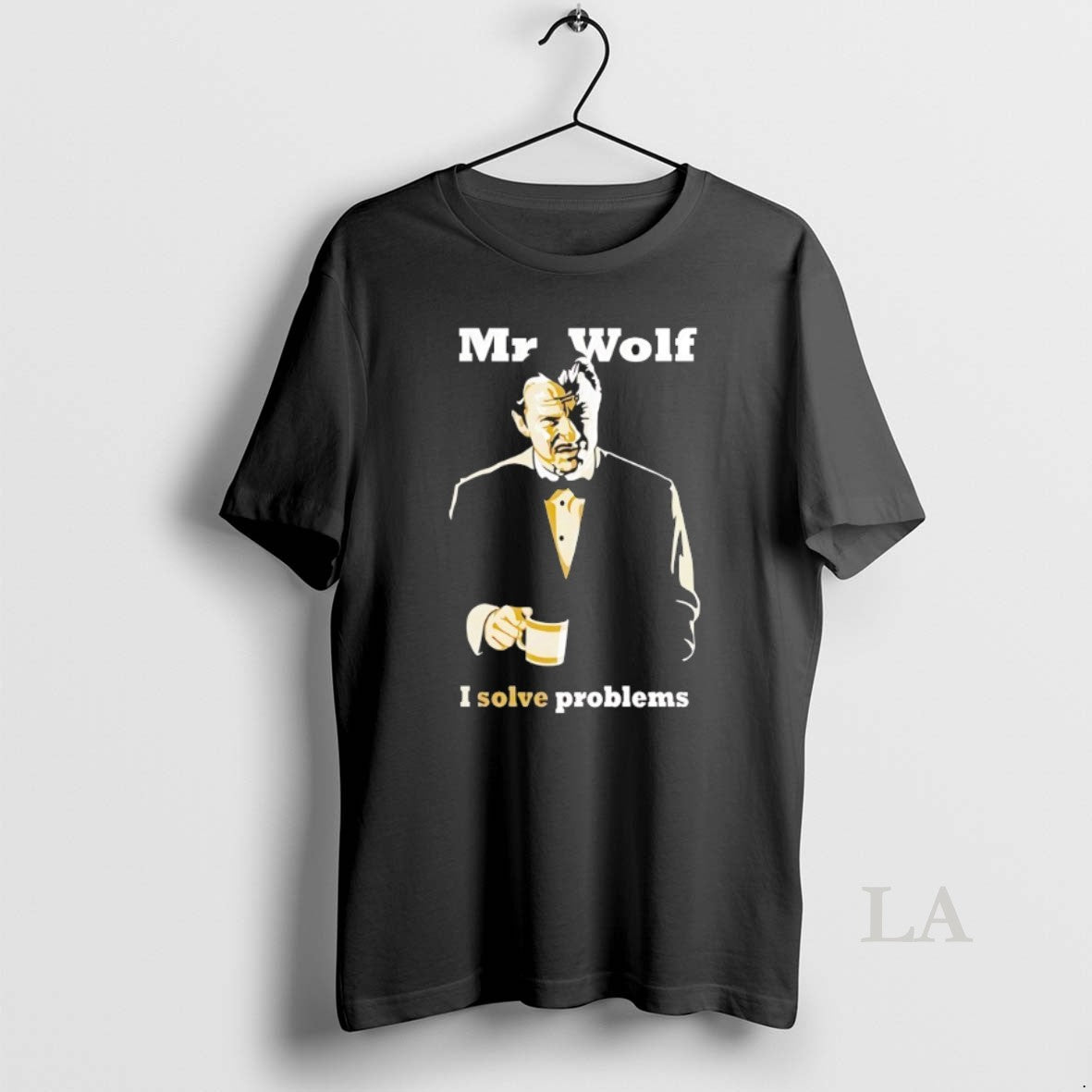 Original Mr Wolf I Solve Problems Unisex , , , Long Sleeve Tee