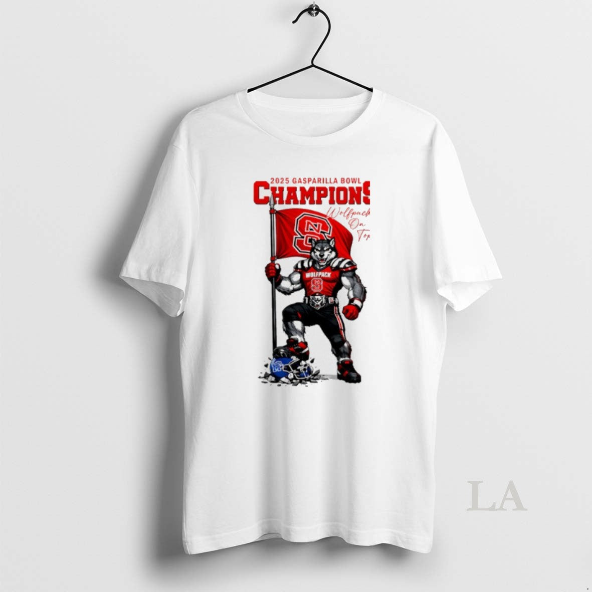 Original Nc State Wolfpack Union Home Mortgage Gasparilla Bowl Champions 2025 Mascot