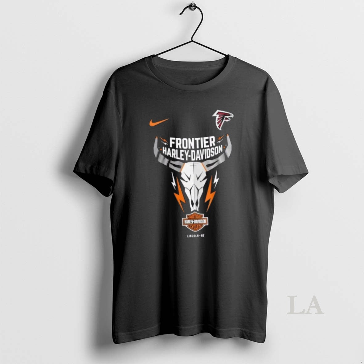 Original Nfl Atlanta Falcons X Frontier Harley Davidson 2 Sided