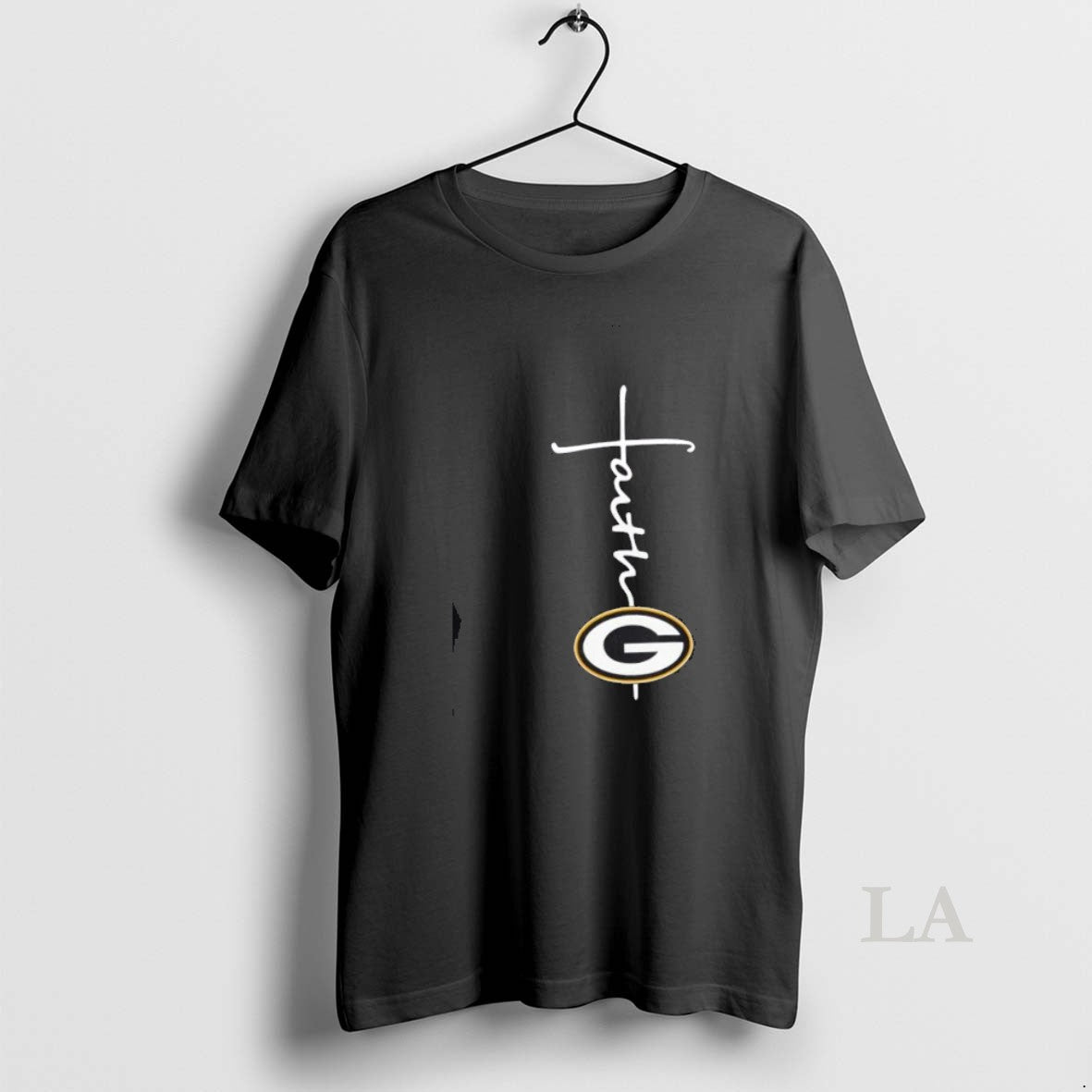 Original Nfl Green Bay Packers Faith Over Fear Cross 2 Sided