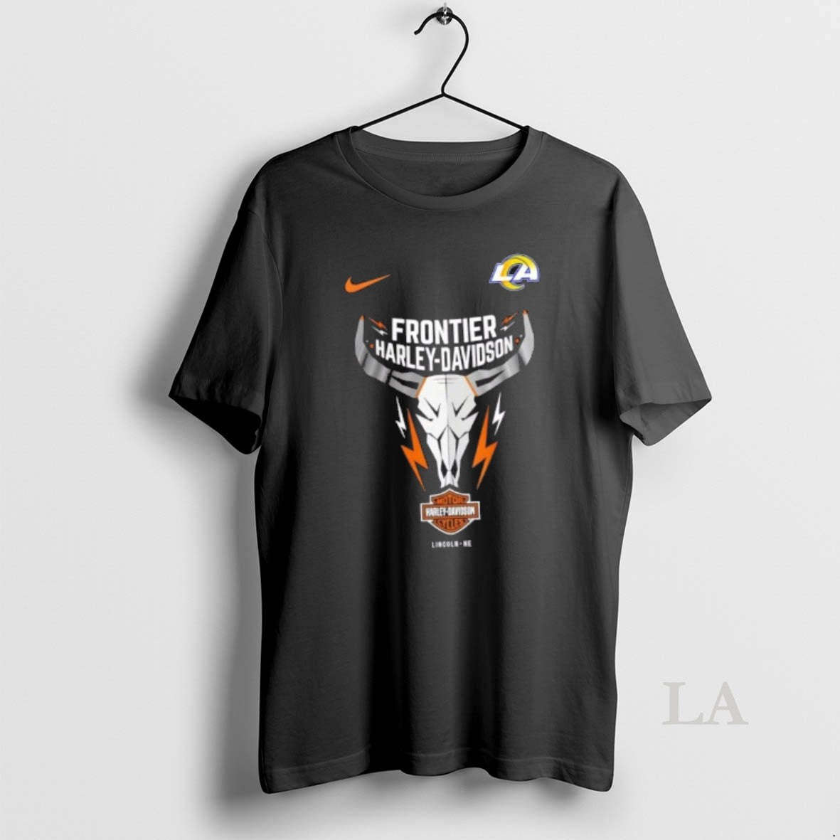 Original Nfl Los Angeles Rams X Frontier Harley Davidson 2 Sided