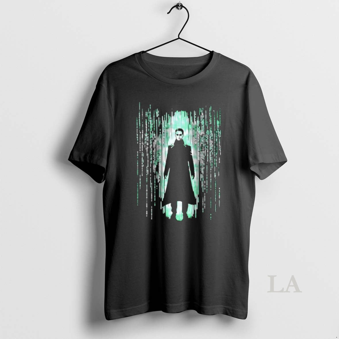 Original Neo The Matrix Coded Rain Shirtneo The Matrix Code Rain Retro