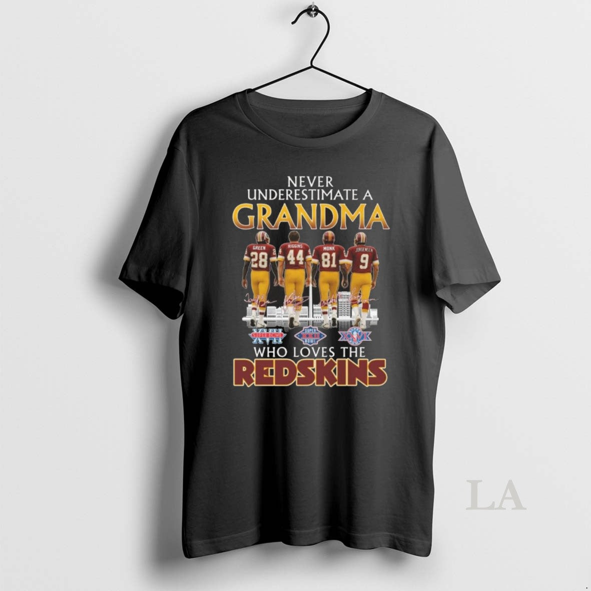 Original Never Underestimate A Grandma Who Loves The Washington Redskins Legends Signatures