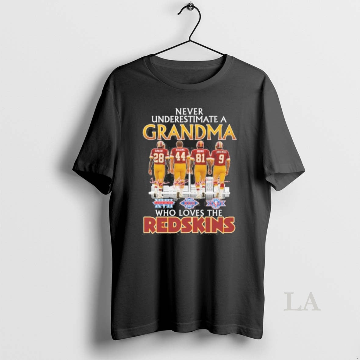 Original Never Underestimate A Grandma Who Loves The Washington Redskins