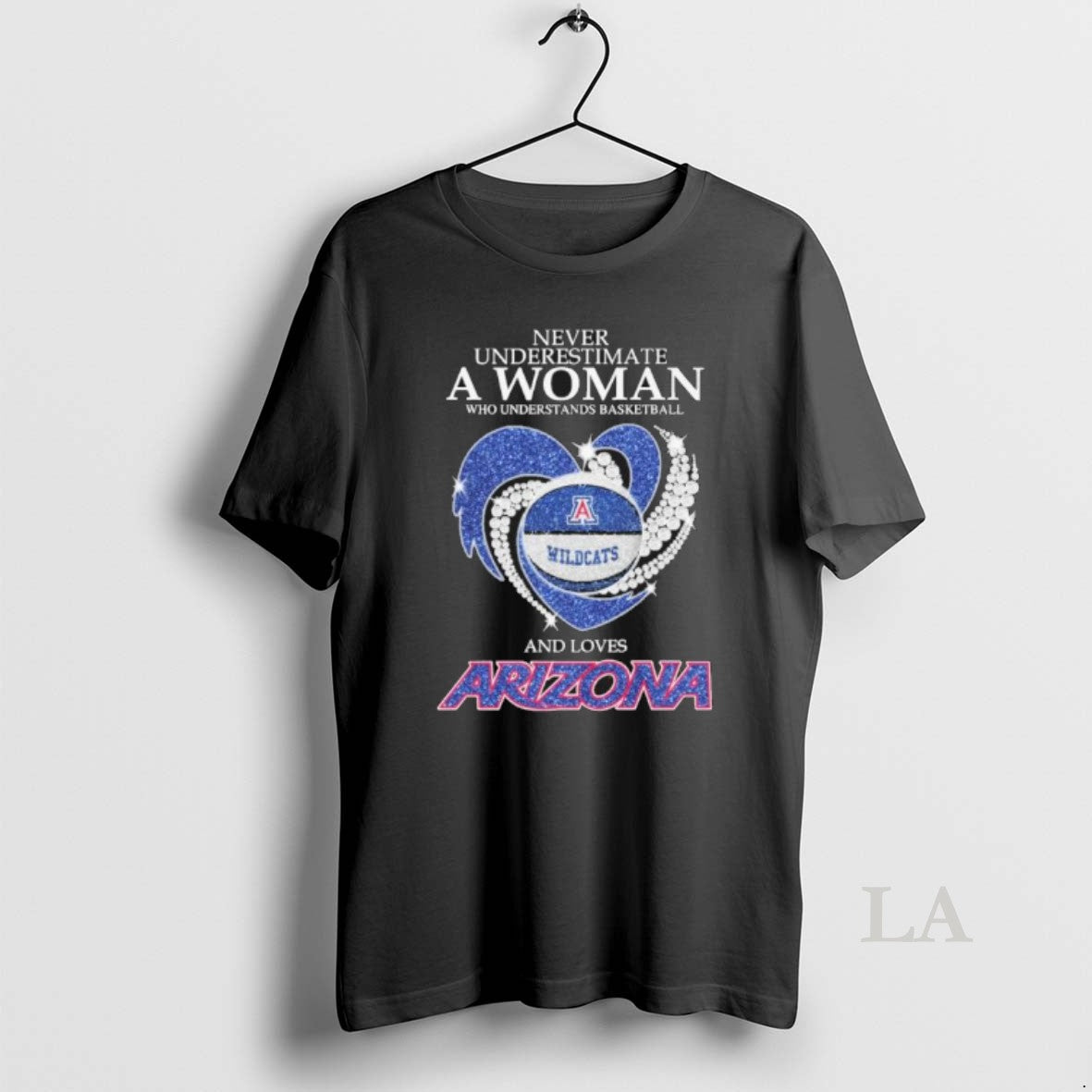 Original Never Underestimate A Woman Who Understands Basketball And Loves Arizona Basketball Heart