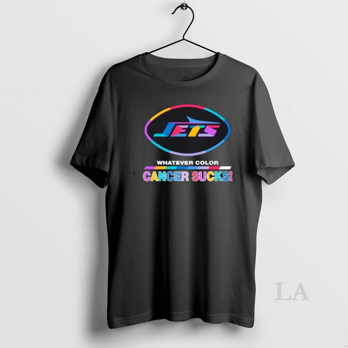 Original New York Jets Football Whatever Color Cancer Sucks Logo Colors