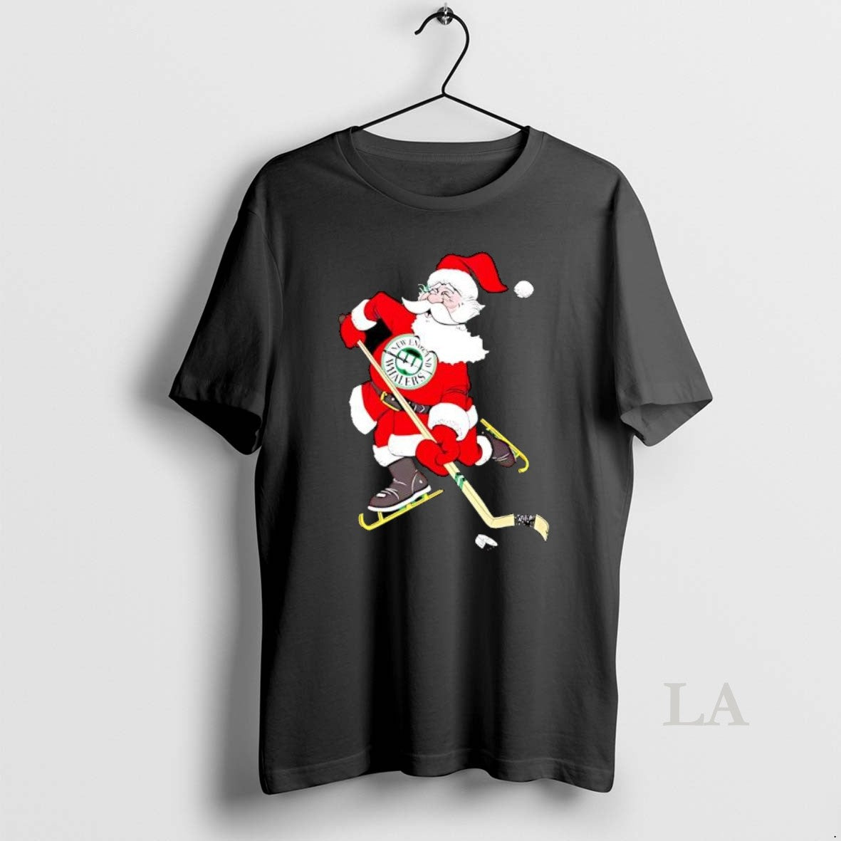 Original Nice New England Whalers Santa Hockey Player