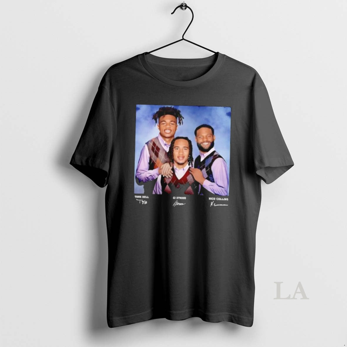 Original Nico Collins Cj Stroud Tank Dell Football Houston Step Brothers