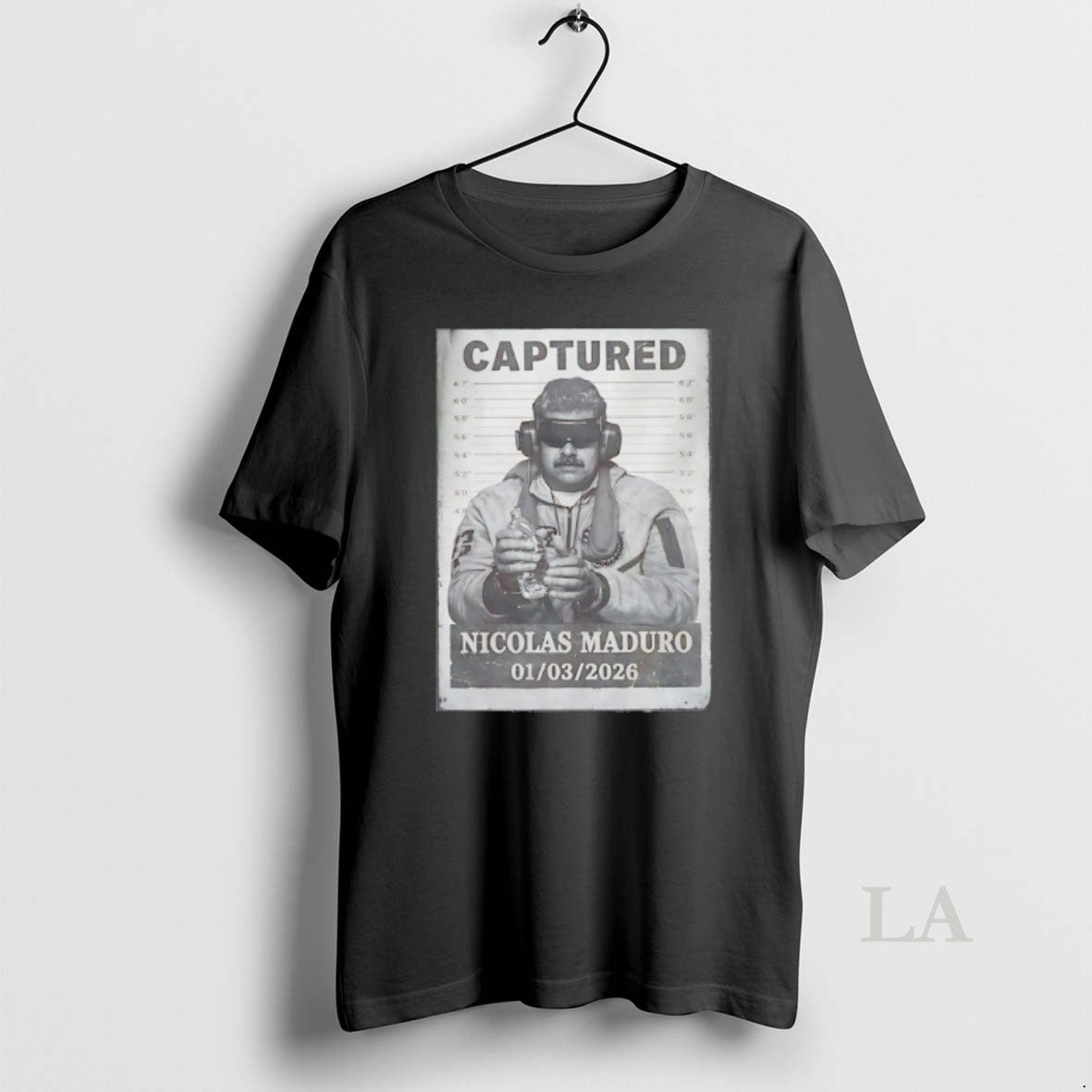 Original Nicolas Maduro Mugshot Captured Graphic