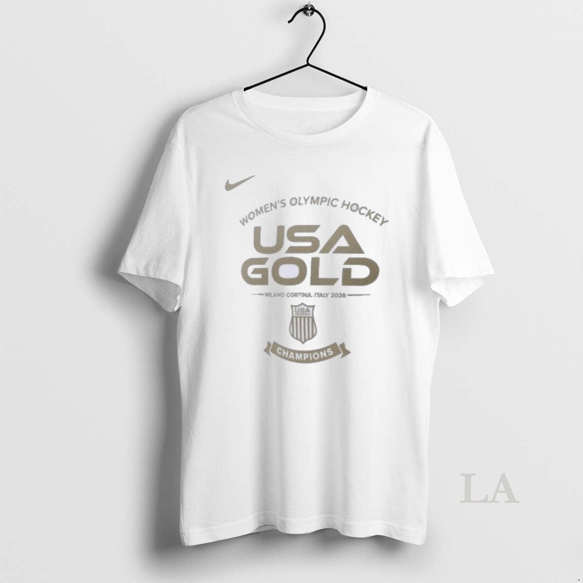 Original Nike Usa Gold Womens Olympics Hockey 2026 Champions