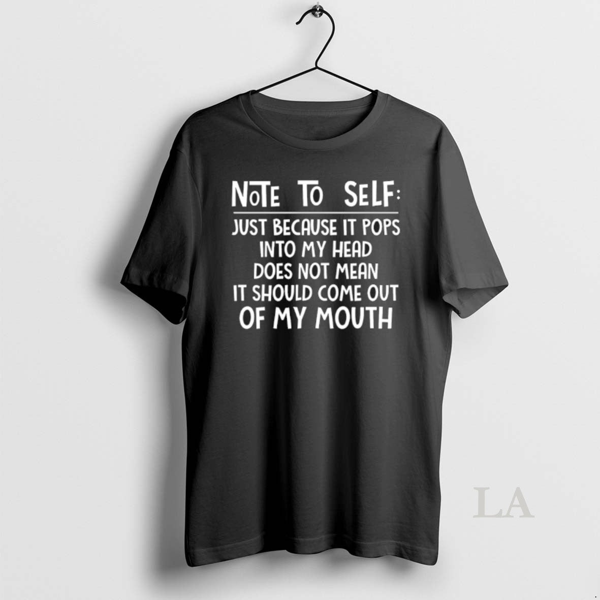 Original Note To Self Just Because It Pops Into My Head Does Not Mean
