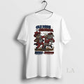 Original Ole Miss Rebels Vs Georgia Bulldogs Ncaa Football Artwork Mascots Fight Retro