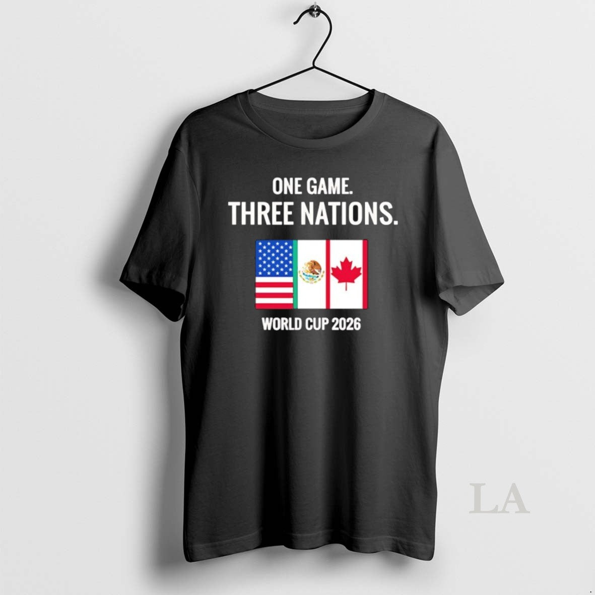 Original One Game Three Nations World Cup 2026 Flag