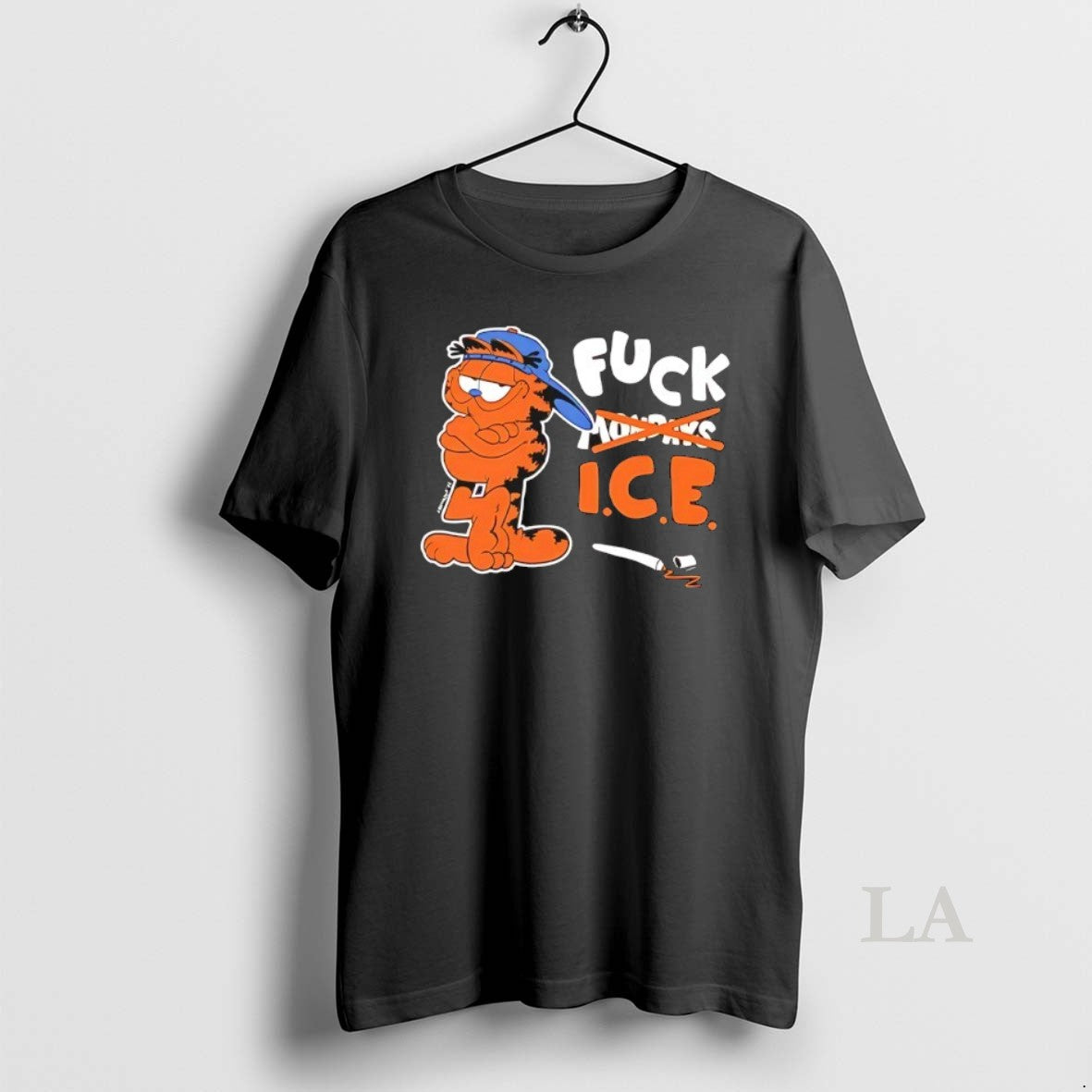 Original Orange Cat Says Fck Ice