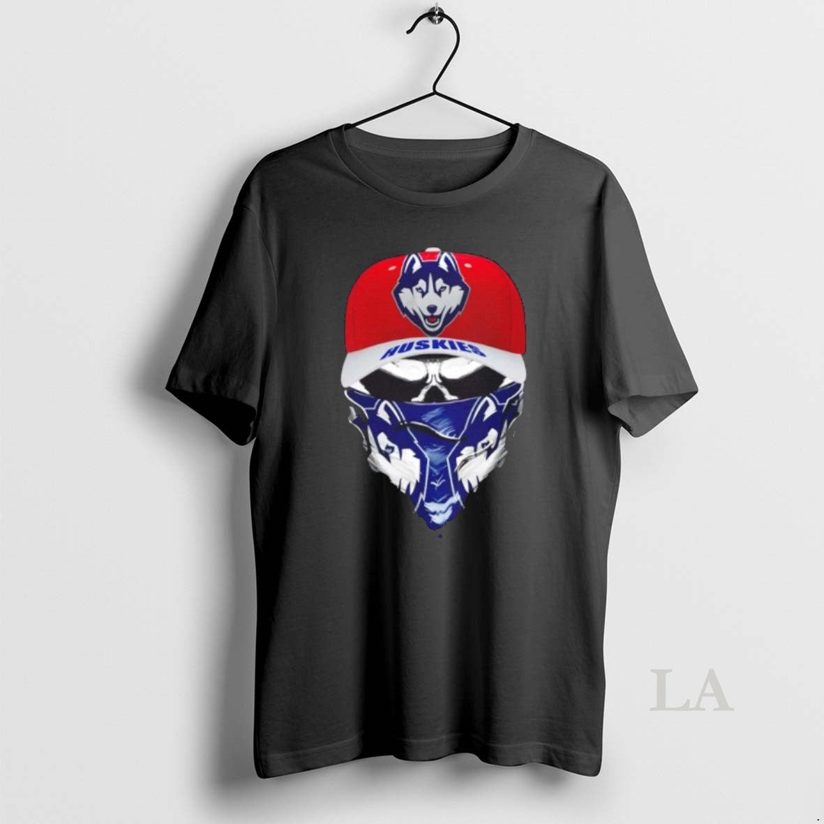 Original Outlaw Skull Gang Wearing A Cap X Connecticut Huskies