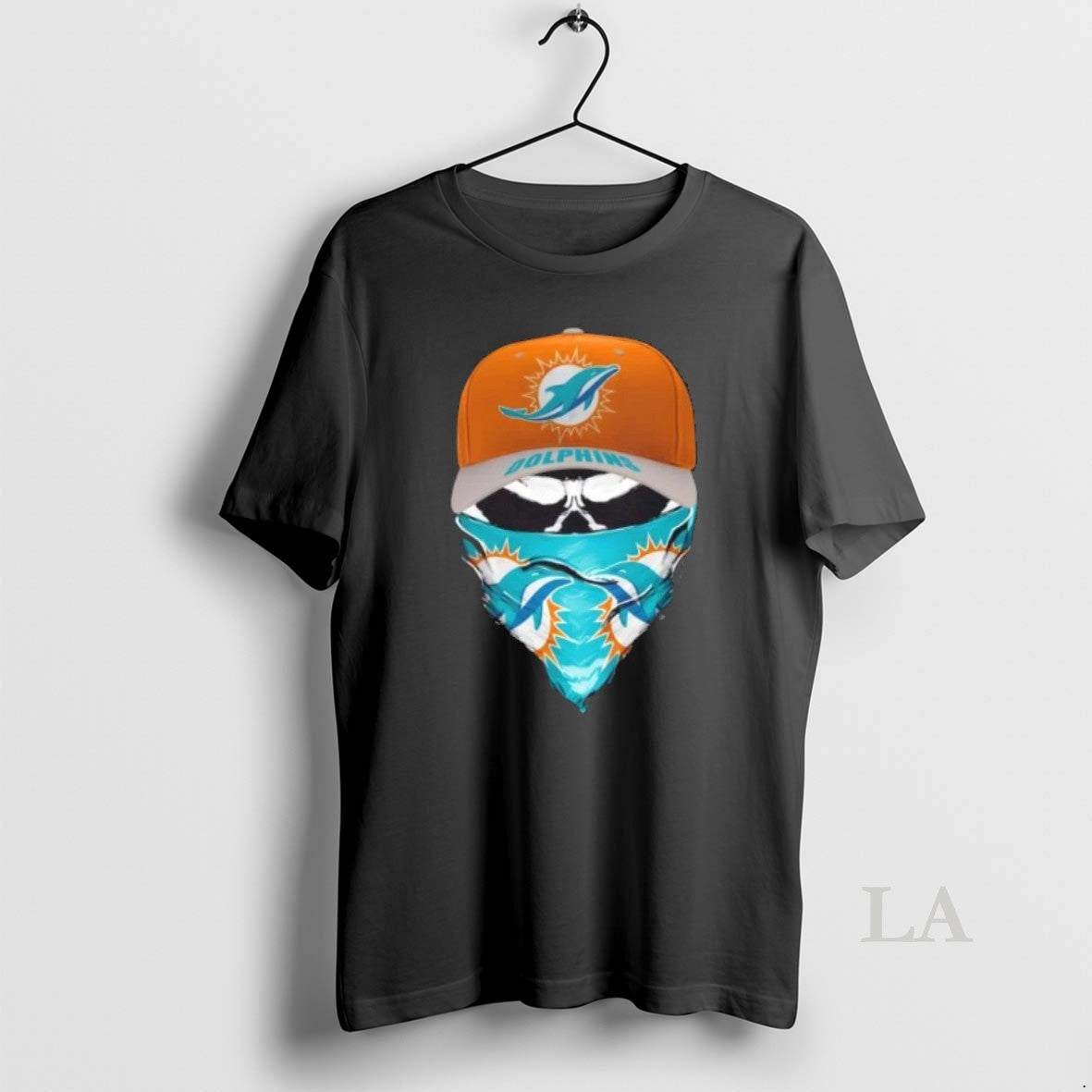Original Outlaw Skull Gang Wearing A Cap X Miami Dolphins